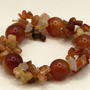 Vintage Carnelian Stone Bracelet